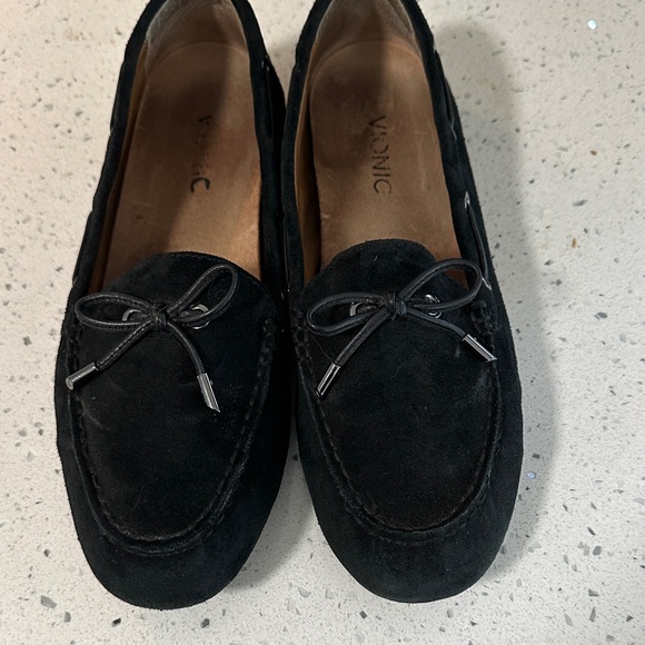 Vionic Women's Black Suede Loafers - Picture 3 of 6